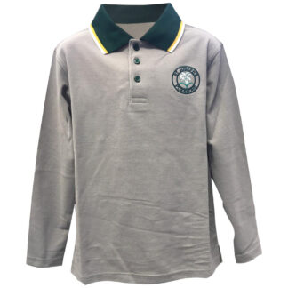 St Joseph's L/S Grey Polo
