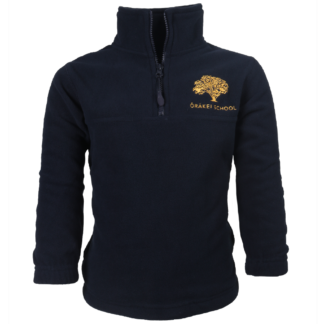 Orakei School 1/2 Zip Polar Fleece Navy