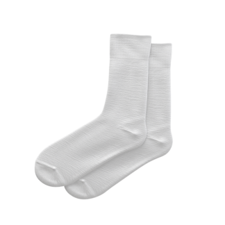 COL White Crop Socks 3pk