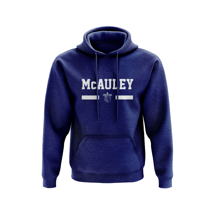 McAuley high school Sports Hoodie- Royal/White